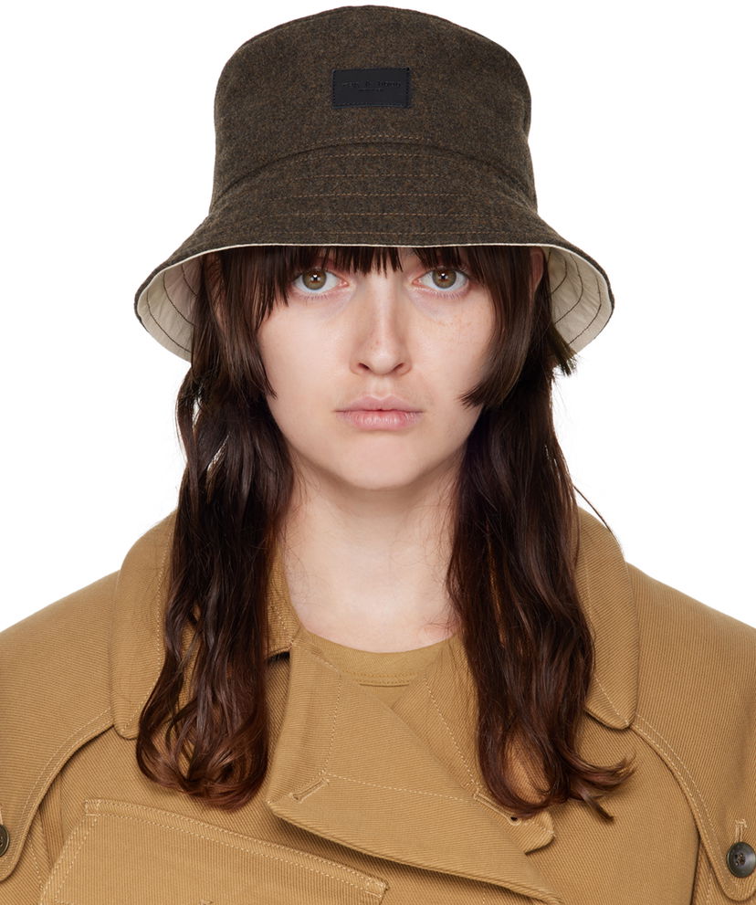 Hattu rag & bone Addison Beach Hat Ruskea | WJW22F1037QM37