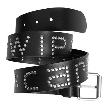 Vyöt Carhartt WIP Black Studded Script Belt Musta | I034422_6, 0