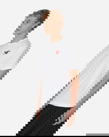 T-paita Comme des Garçons Invader Heart Valkoinen | P1T322 2, 1