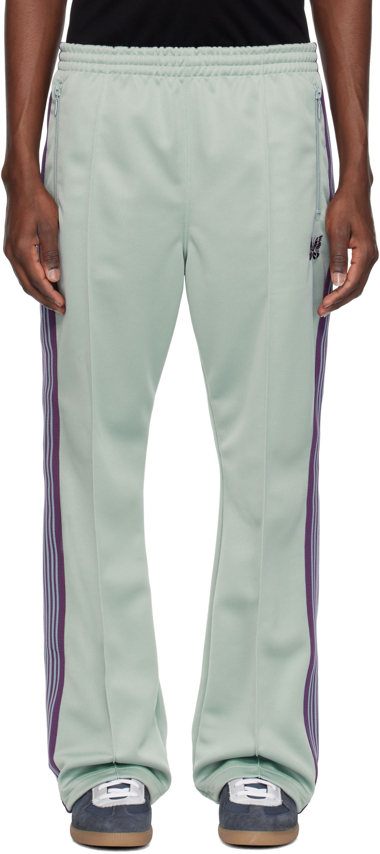 Verryttelyhousut Needles NEEDLES Boot-Cut Track Pants Vihreä | QV309, 0