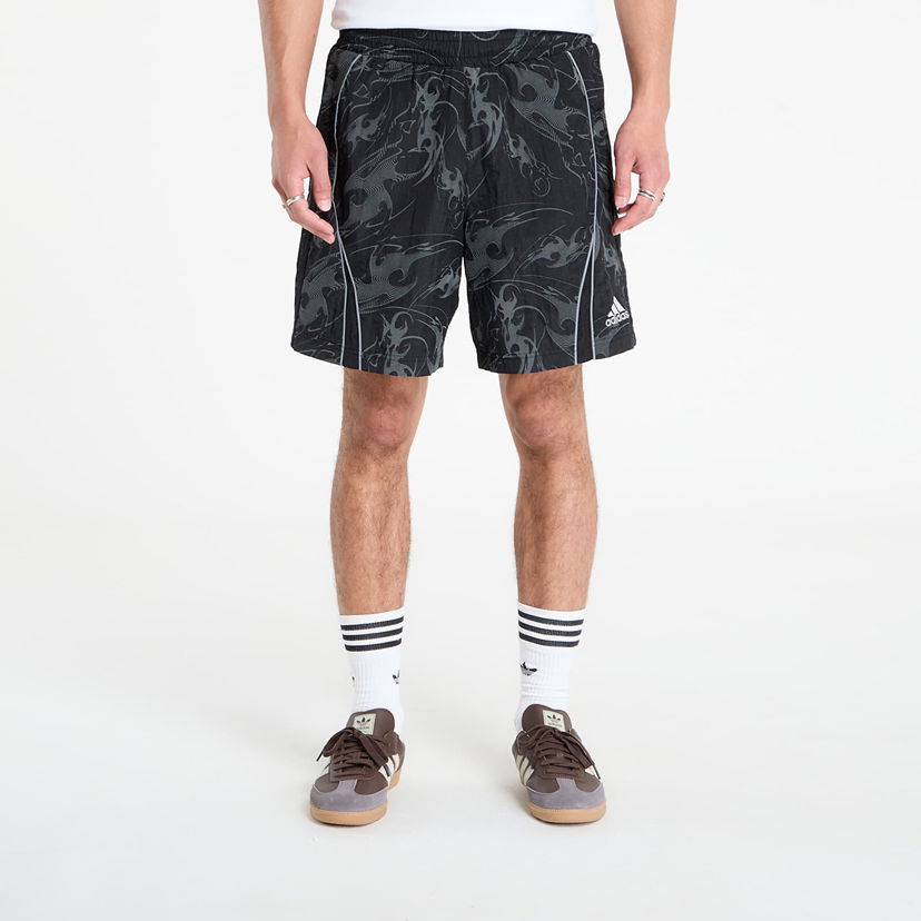 Shortsit adidas Originals Adilenium Season 4 Teamgeist Woven Shorts Musta | KF8525