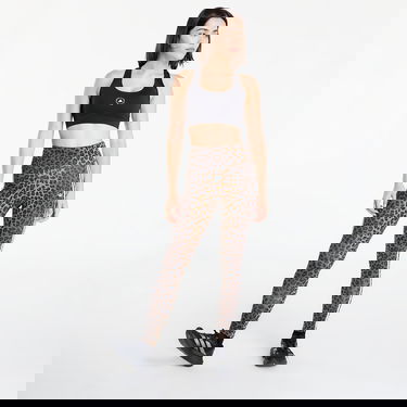 Leggingsit adidas Performance 3-Stripes Leopard Print Leggings Ruskea | JW7308, 3