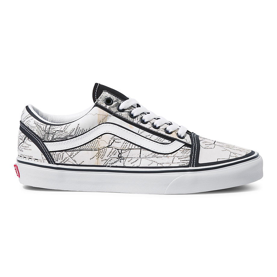 Tennarit ja kengät Vans Frances Stark/maps Old Skool Valkoinen | VN0A5KRF94H, 0