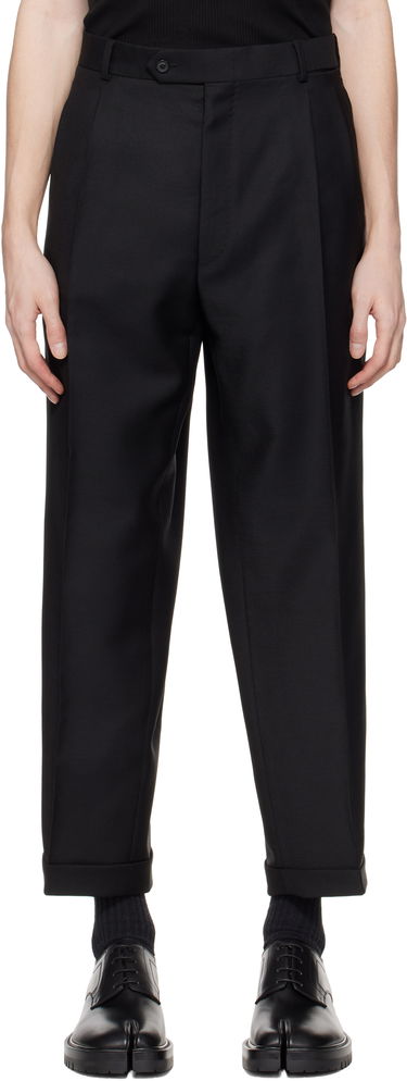 Housut Maison Margiela Maison Margiela Mohair Trousers Musta | S50KA0672 M35259, 0