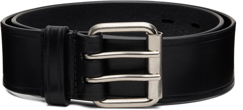 Vyöt Dries Van Noten Dries Van Noten Leather Belt Musta | 252-021401-102