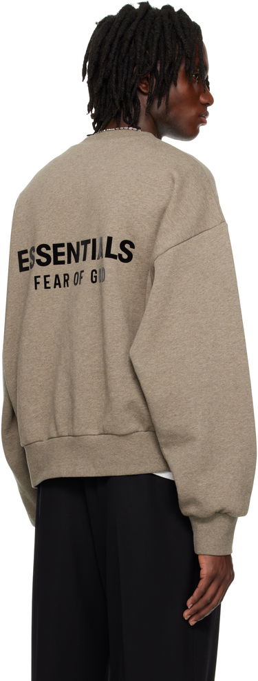 Villapaita Fear of God Fear of God ESSENTIALS Classic Crewneck Sweatshirt Harmaa | 192AS252041F, 2
