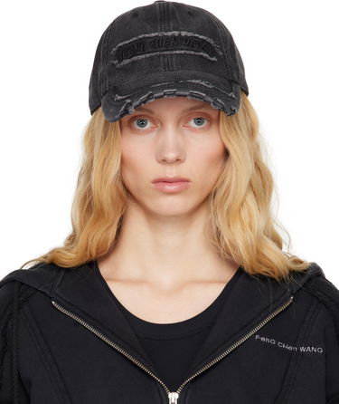 Korkki Feng Chen Wang Feng Chen Wang Denim Baseball Cap Musta | FUS19AC02, 0