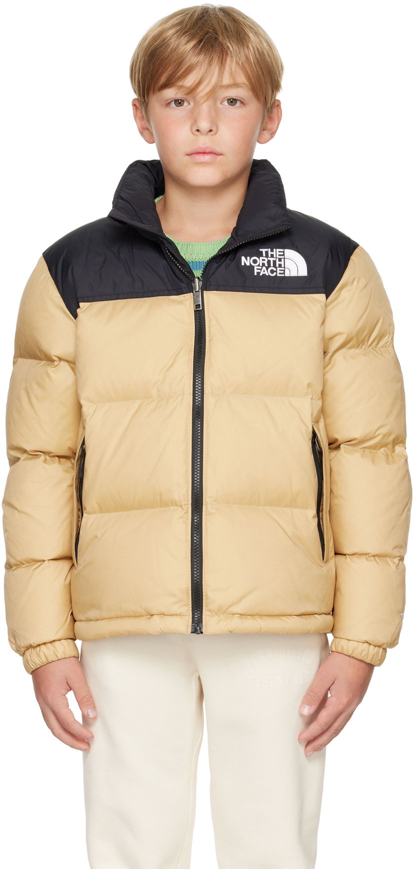 Puffer takki The North Face Kids' 1996 Retro Nuptse Down Jacket Beige | NF0A8A4CLK5