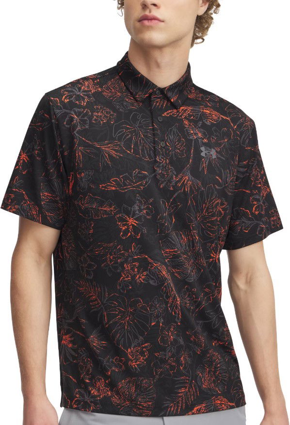 Poolopaita Under Armour Under Armour Playoff 3.0 Printed Polo Shirt Musta | 1378677-013