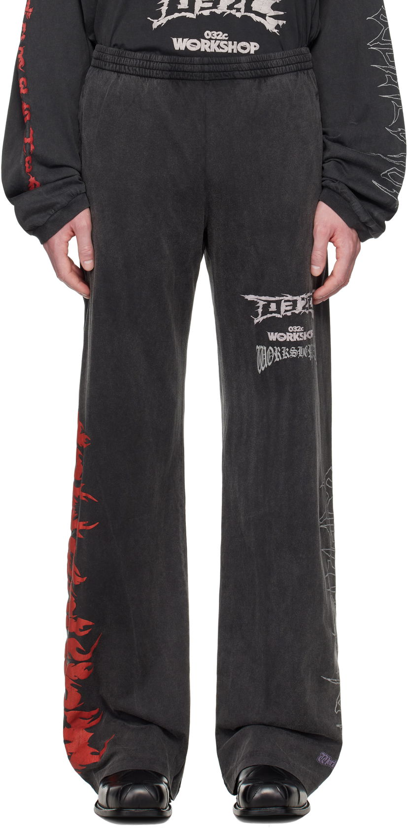 Verryttelyhousut 032C 032c Telepresence Comfort Sweatpants Musta | S25-URC-0761-050