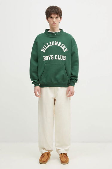Huppari BILLIONAIRE BOYS CLUB Stand Collar Sweatshirt with Print Vihreä | B24444, 4