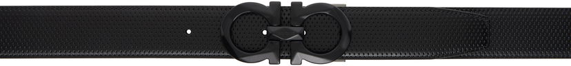 Vyöt FERRAGAMO Adjustable Gancini Reversible Belt Musta | 759035