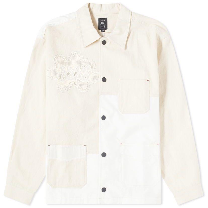 Takki Brain Dead Brain Dead Doily Chore Jacket Valkoinen | BDF23O00003468WH02