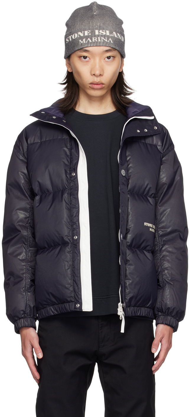 Puffer takki Stone Island Navy 'Marina' Down Puffer Jacket Tummansininen | 8115446X1