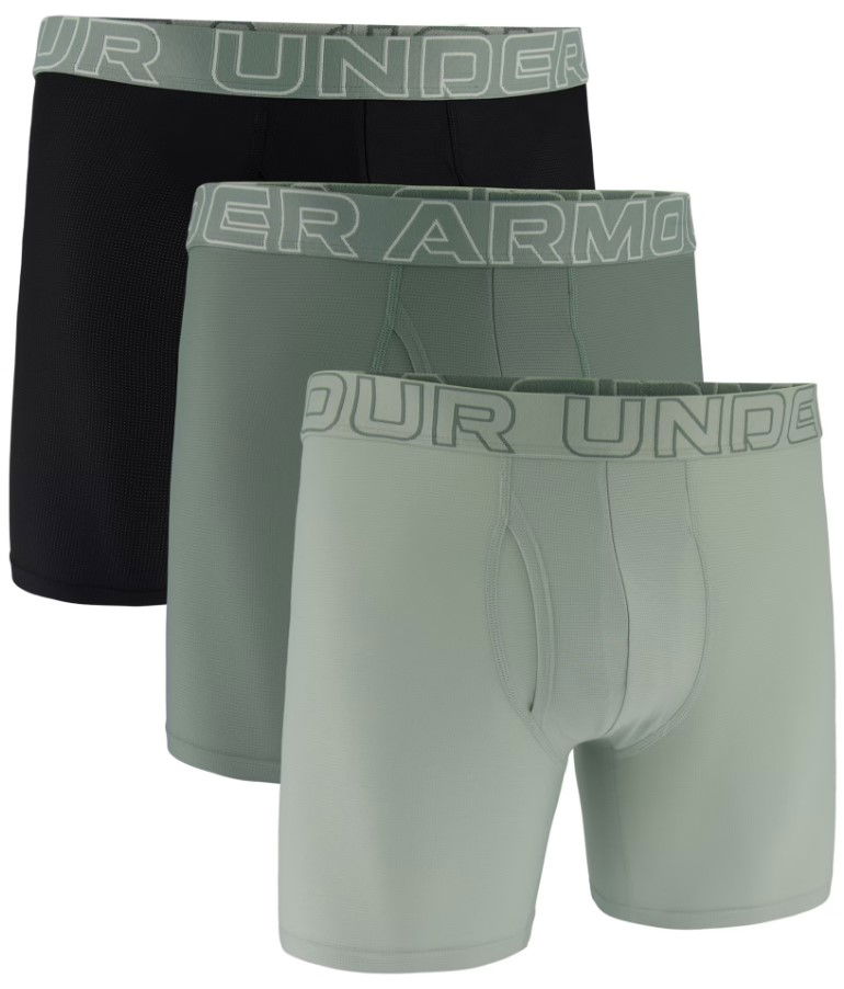 Nyrkkeilijät Under Armour Under Armour UA Performance Tech Mesh 6" Boxer Briefs - 3-Pack Musta | 1383884-377