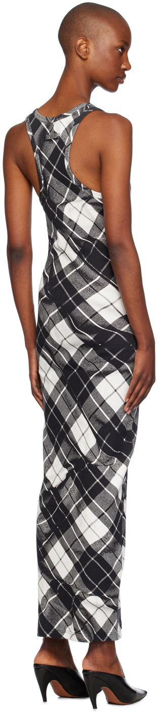 Mekko Jean Paul Gaultier Gaultier Tartan Maxi Dress Musta | 24/31-F-RO302-J565-000201, 2