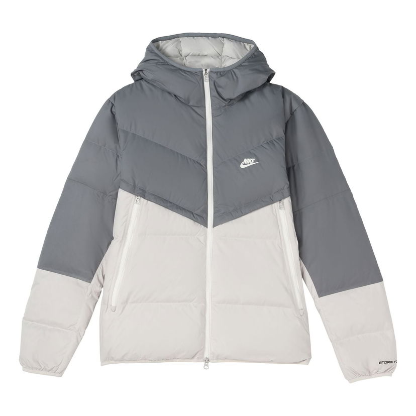 Puffer takki Nike Sportswear Windrunner Hooded Jacket Harmaa | DD6796-077