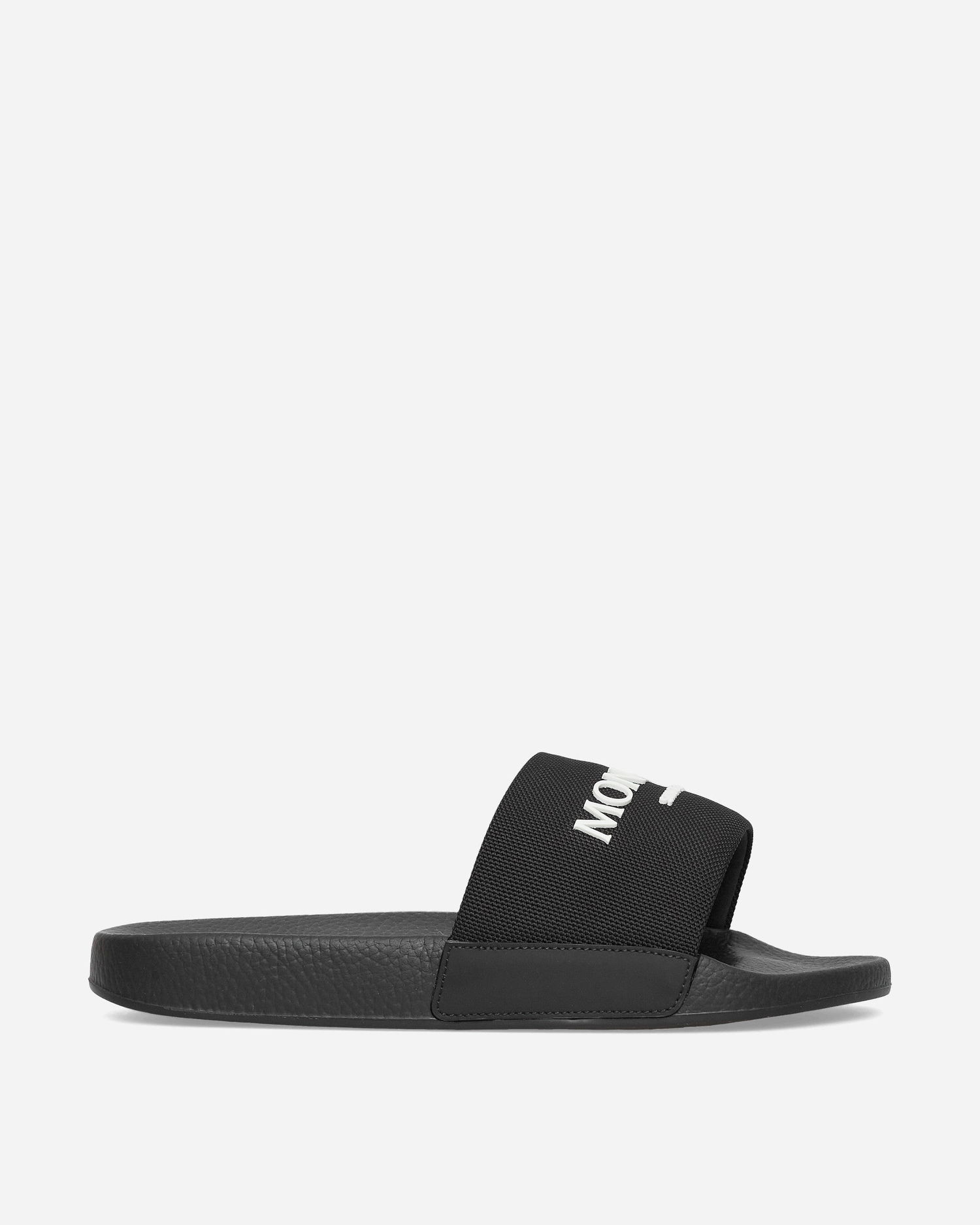 Tennarit ja kengät Moncler Logo Slides Musta | H109A4C00050 999, 0