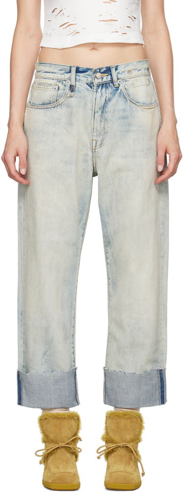 Jeans R13 R13 Cuffed X-Boyfriend Jeans Sininen | R13WD111-D218C, 0
