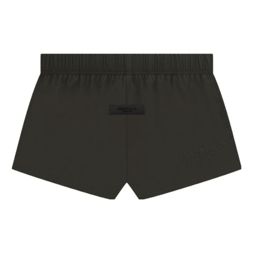 Shortsit Fear of God Fear of God Essentials Running Nylon Shorts Musta | FOG-SS23-265