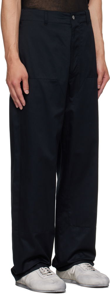 Housut Maison Margiela MM6 Maison Margiela Cotton Trousers Musta | SH0KA0046 M35368, 1
