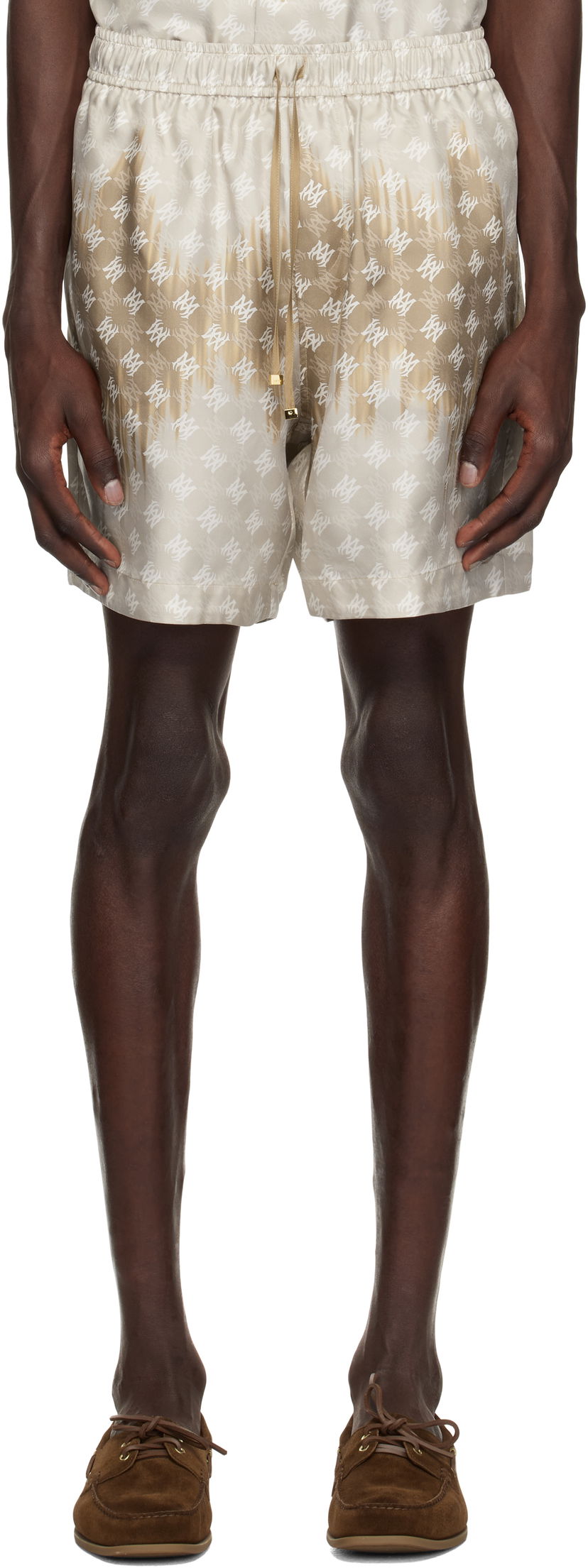 Shortsit AMIRI Amiri MA Quad Bleached Shorts Beige | AMSHCA1074