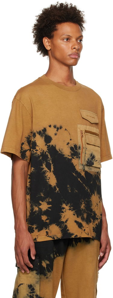 T-paita Feng Chen Wang Feng Chen Wang Bleached Pocket T-Shirt Ruskea | FMF14TS02, 1