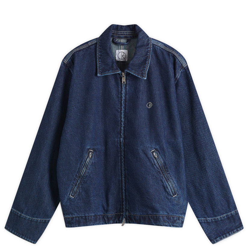 Takki Polar Skate Co. Polar Skate Co. Cliff Denim Jacket, Size Large Sininen | PSC-SP25-4