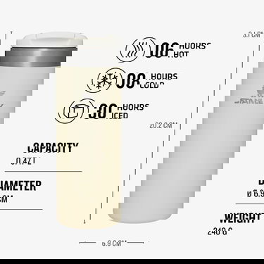 Juomapullo Stanley The Aerolight™ Transit Bottle Valkoinen | 10-10787-178, 2