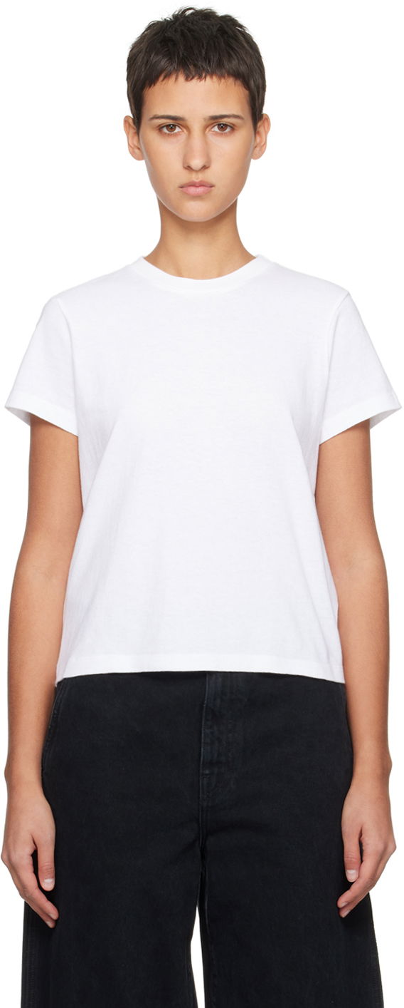 T-paita Khaite White 'The Emmylou' T-Shirt Valkoinen | 2266138