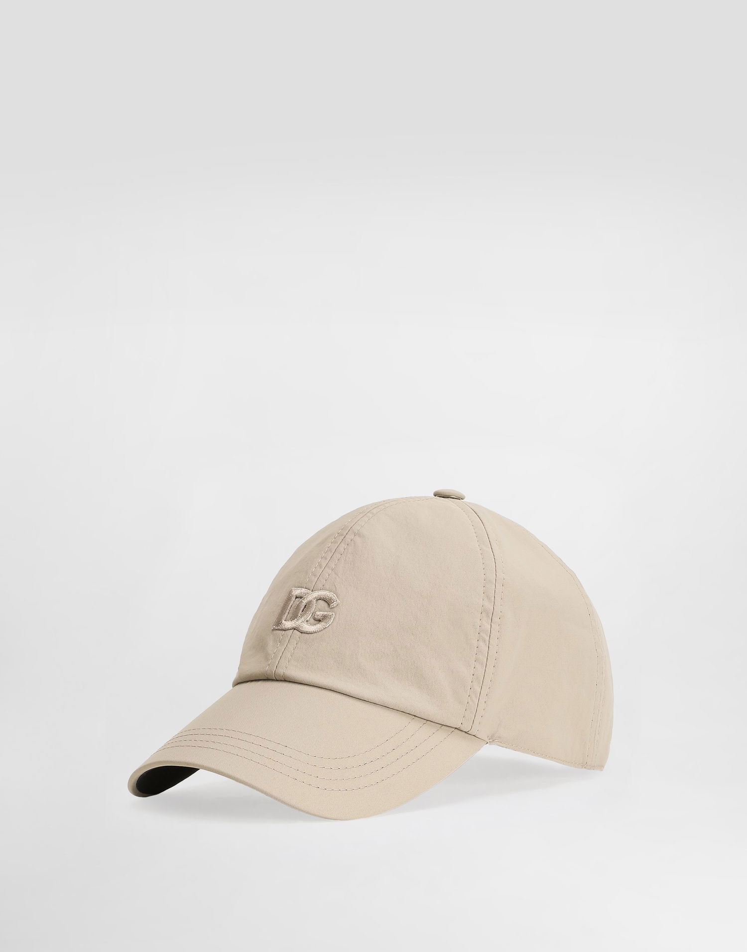 Korkki Dolce & Gabbana Dolce & Gabbana Stretch Nylon Baseball Cap Beige | GH886ZFUUDDM2827, 0