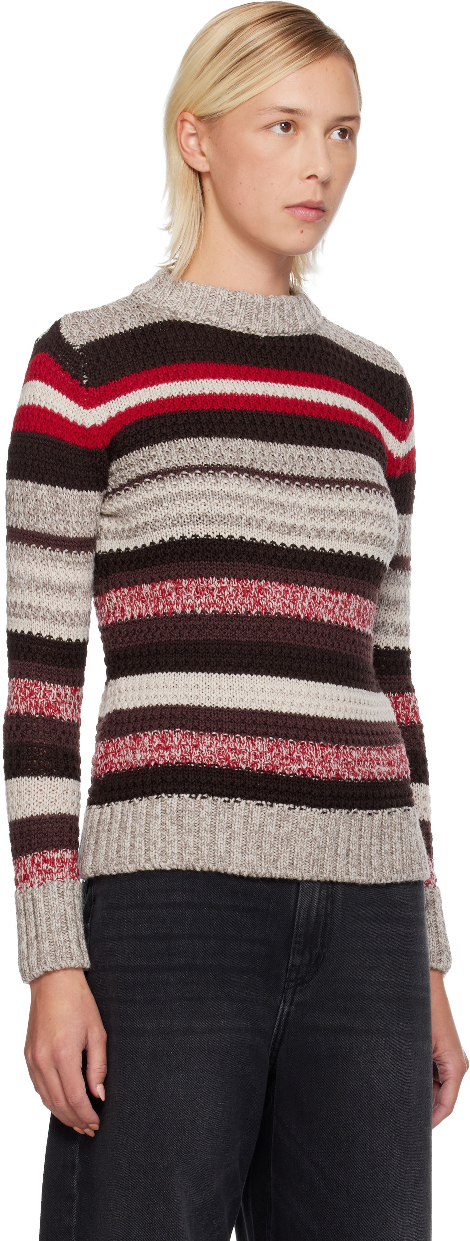 Villapaita Max Mara Ilde Striped Knit Crewneck Sweater Monivärinen | 2525366232600, 1