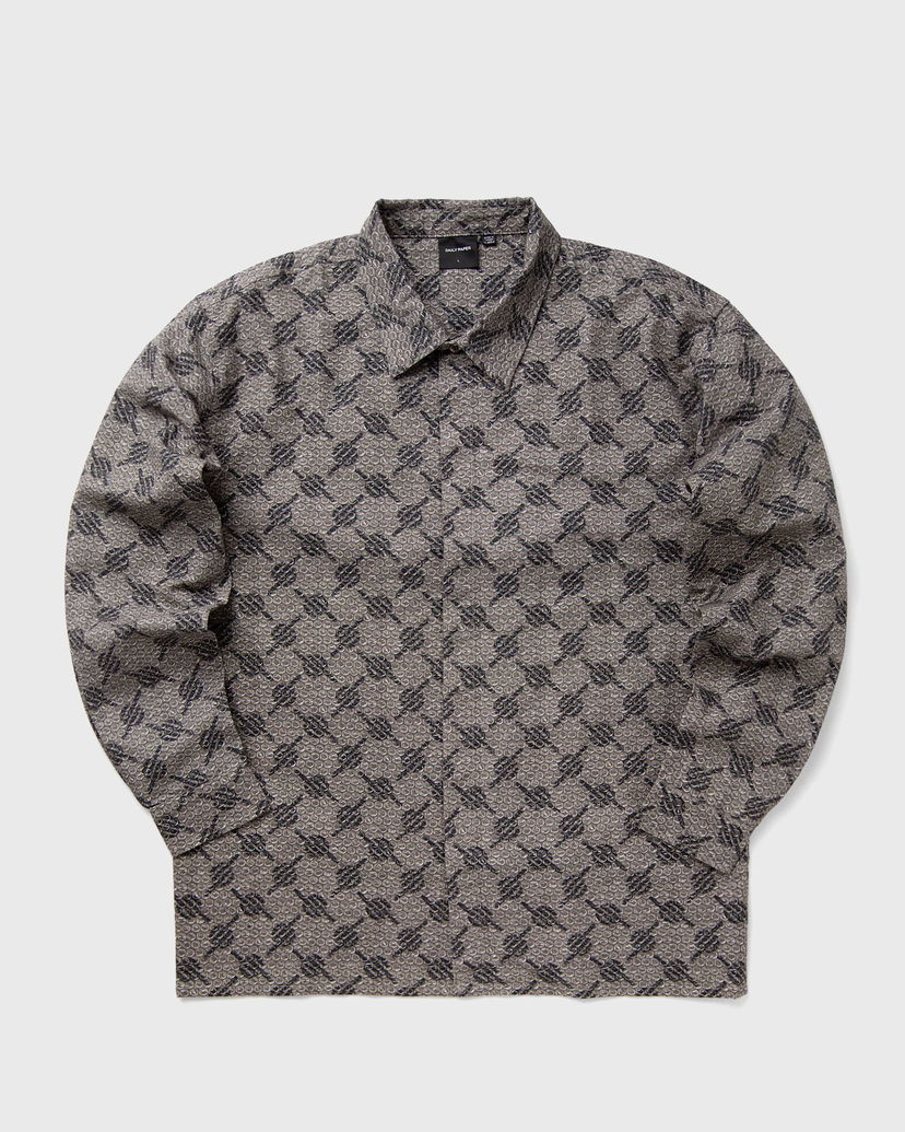 Paita DAILY PAPER TOPE BUBBLEWRAP LS SHIRT Harmaa | 2421089