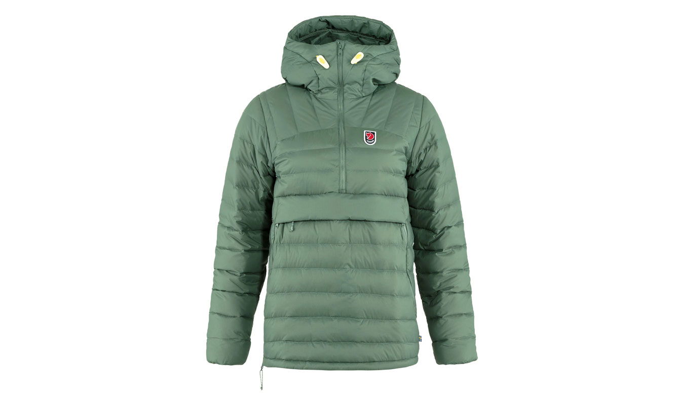 Puffer takki FJÄLLRÄVEN Pack Down Anorak Insulated Jacket Vihreä | F86376-614, 0