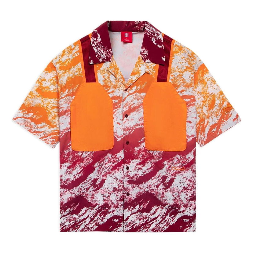 Paita Li-Ning All-Over Print Utility Shirt Punainen | ASHS035-2