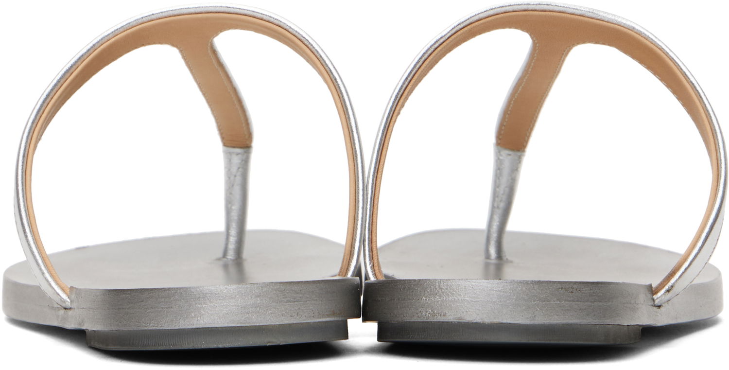 Asusteet Marsèll Marsèll Sottile Thong Sandals Metallinen | MW8533 P032, 1