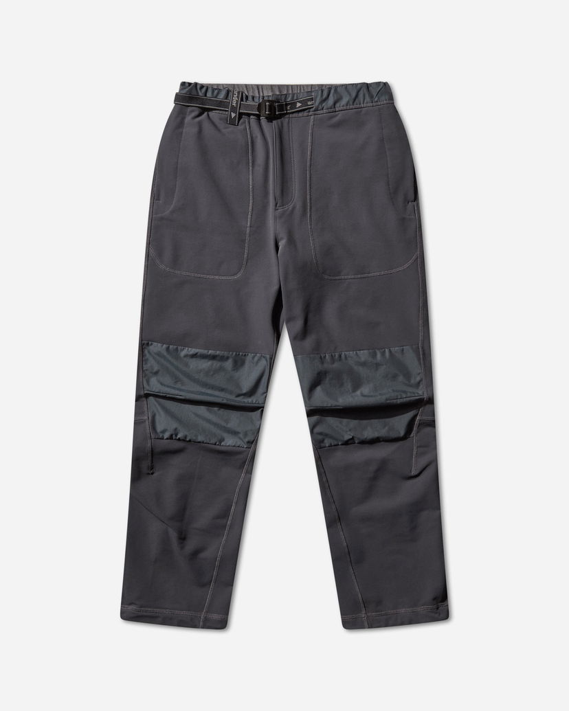 Housut and wander Stretch Shell Pants with Integrated Webbing Belt and Knee Panels Harmaa | 5745222006 023