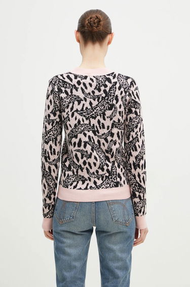 Villapaita Fiorucci Pink Banimalier Wool Blend Sweater Vaaleanpunainen | W01FPKSW195KN03PN04, 2
