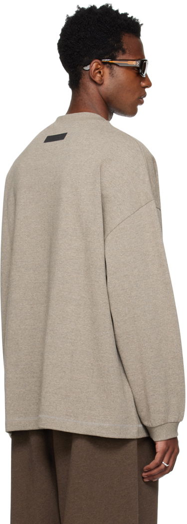 T-paita Fear of God Core Collection Heavy L/S Tee Heather Grey Harmaa | 125SU242011F, 2