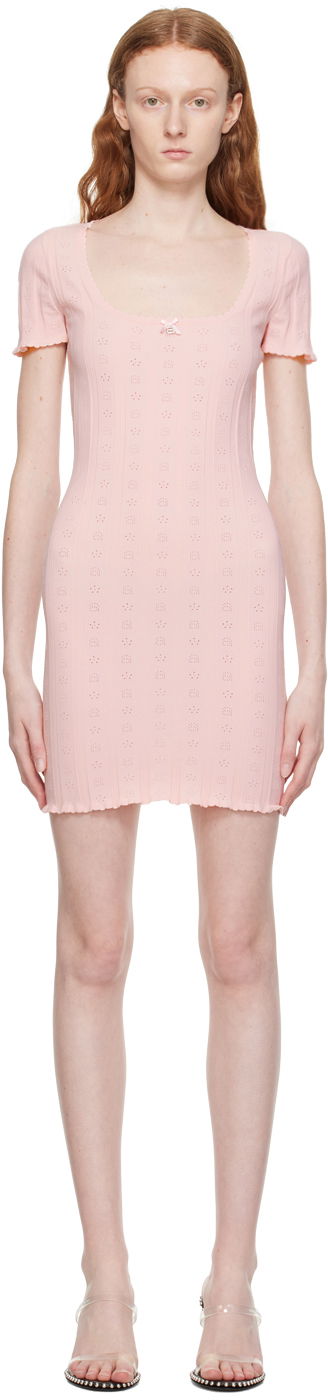 Mekko Alexander Wang alexanderwang.t Hardware Minidress Vaaleanpunainen | 4KC3236020