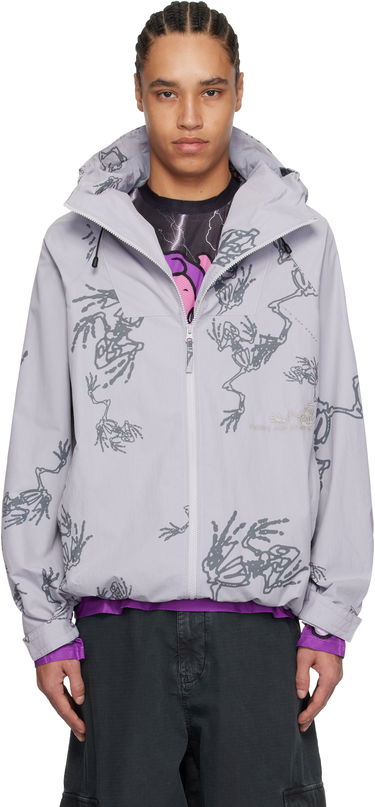 Tuulitakki Perks And Mini Perks and Mini Dem Bones Lightweight Jacket Harmaa | 39192, 0