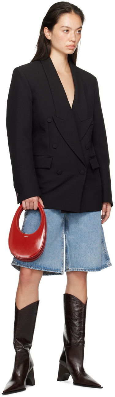 Takki Coperni Double-Breasted Tailored Blazer Musta | COPV58BISF3004, 3