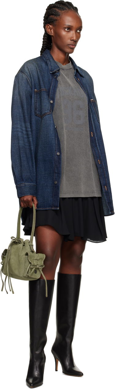 Käsilaukku Acne Studios Acne Studios Multipocket Mini Bucket Bag Vihreä | A10458-, 3