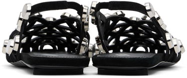 Asusteet The Attico Attico Grid Mirror Ballerina Flats Musta | 246WS801 L007SR, 1