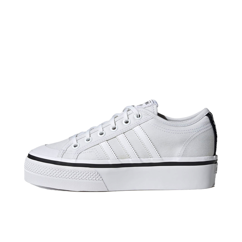 Tennarit ja kengät adidas Originals Nizza Platform Lo Parley White Black W Valkoinen | GW3870