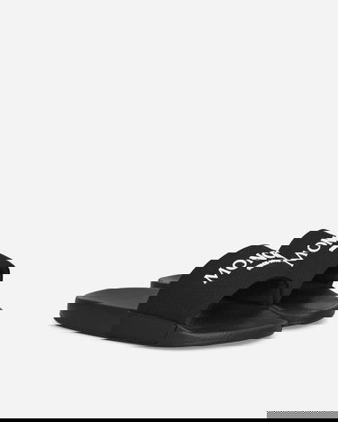 Tennarit ja kengät Moncler Logo Slides Musta | H109A4C00050 999, 2