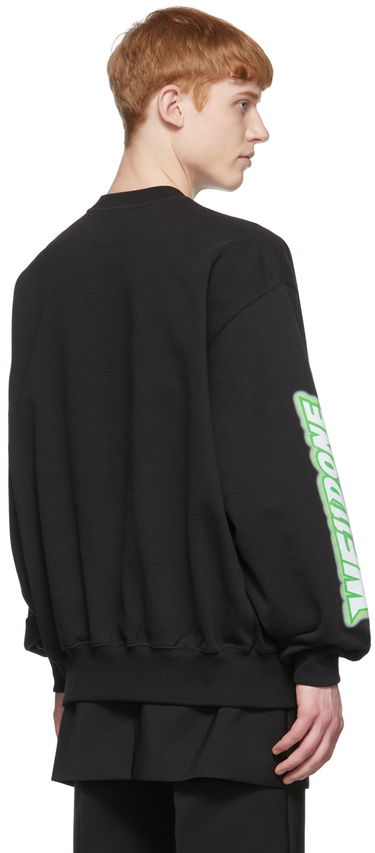 Huppari We11done Sweatshirt Musta | WD-TS1-22-684-U-BK, 2