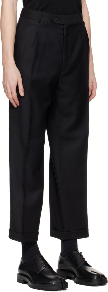 Housut Maison Margiela Maison Margiela Mohair Trousers Musta | S50KA0672 M35259, 1