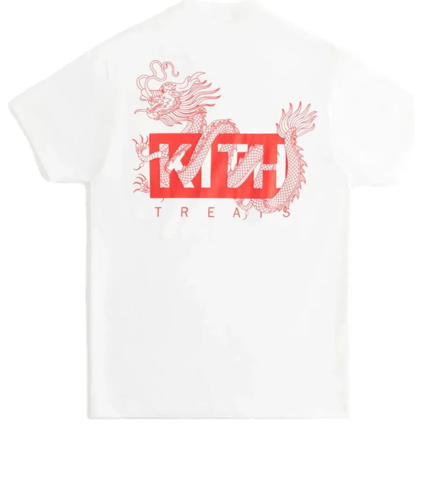 T-paita KITH Dragon Pocket T-Shirt Valkoinen | KHT030116-101