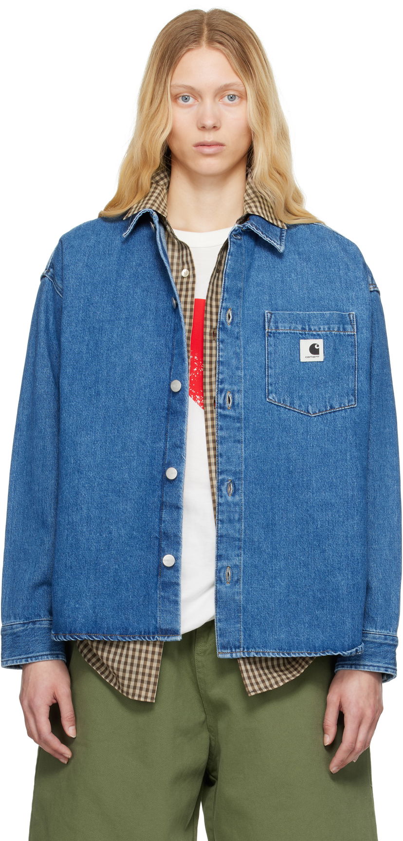 Paita Carhartt WIP Work In Progress Alta Denim Shirt Sininen | I033344 0106